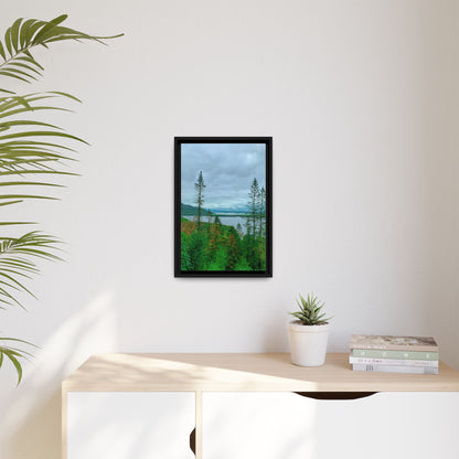 Torc Mountain Trail 2 Matte Canvas, Framed (Multi-color)