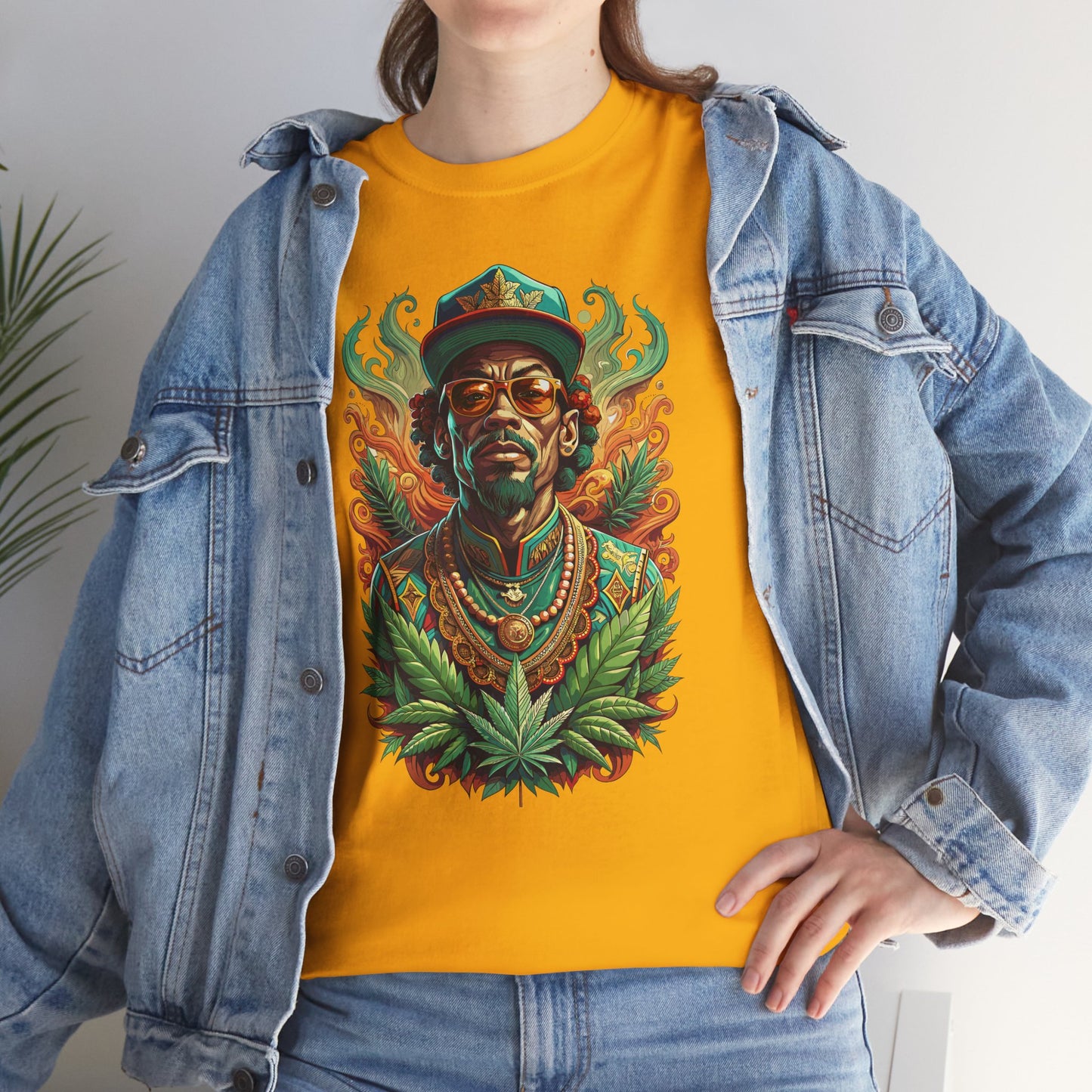 Reggae Lion Tee — Rasta Portrait Graphic T-Shirt