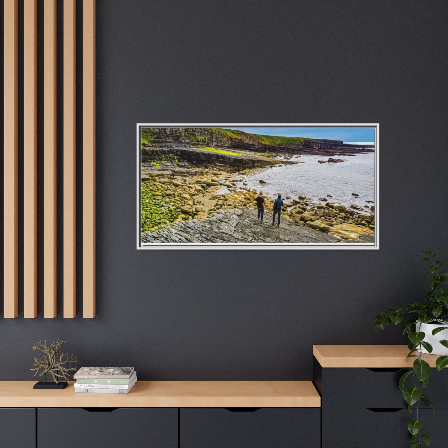 Sligo County Matte Canvas, Framed (Multi-color)