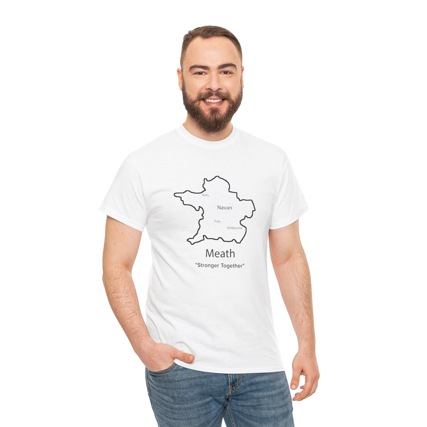 Meath Unisex Heavy Cotton Tee White Edition