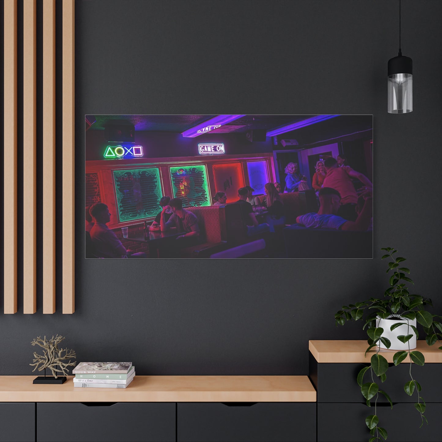 The Mermaids Nite Club Matte Canvas, Stretched, 1.25"