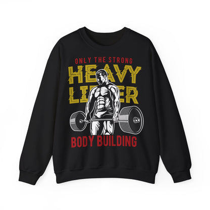 Unisex Heavy Lifter  Heavy Blend™ Crewneck Sweatshirt - Bold Bodybuilding Design