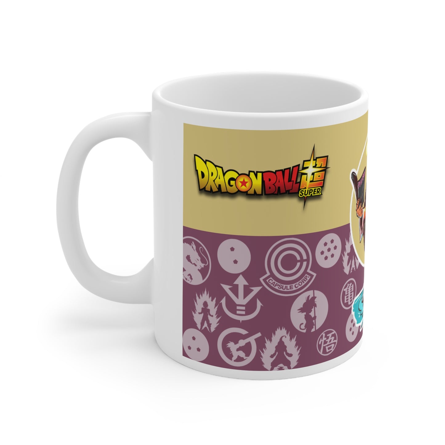 Dragon Ball Super Ceramic Coffee Mug - 11oz & 15oz - Perfect for Anime Fans