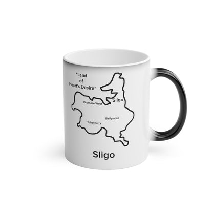 Sligo Magic Mug: Color - Changing Coffee Cup with Artistic Map Design