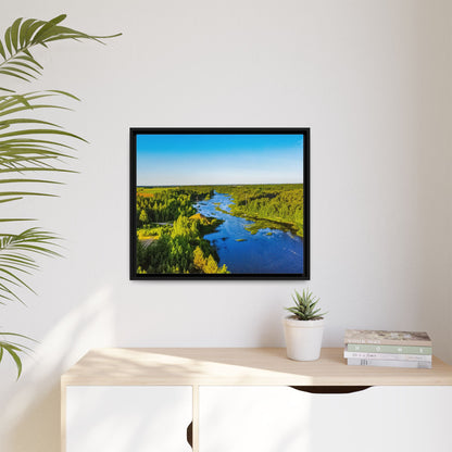 Zagares Lake Matte Canvas, Framed (Multi-color)