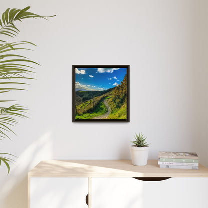 Glanageenty Forest Trail Matte Canvas, Framed (Multi-color)