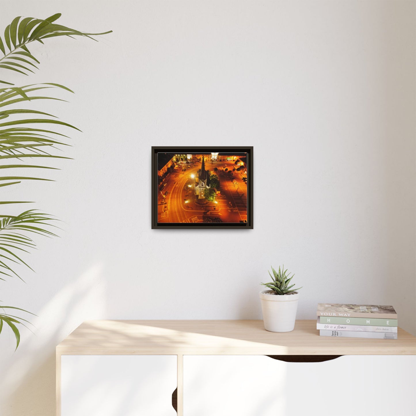 Listowel Church Matte Canvas, Framed (Multi-color)
