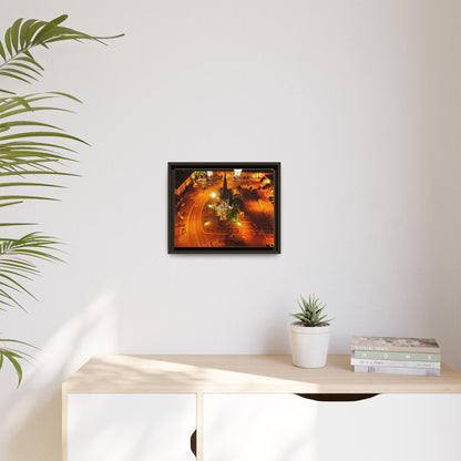 Listowel Church Matte Canvas, Framed (Multi-color)