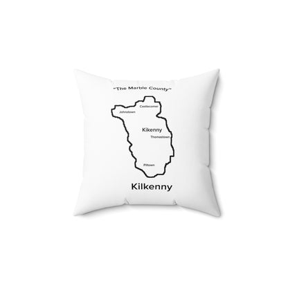 Kilkenny Spun Polyester Square Pillow White Edition 4 Sizes