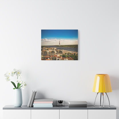 Riga TV Tower Matte Canvas, Stretched, 1.25"