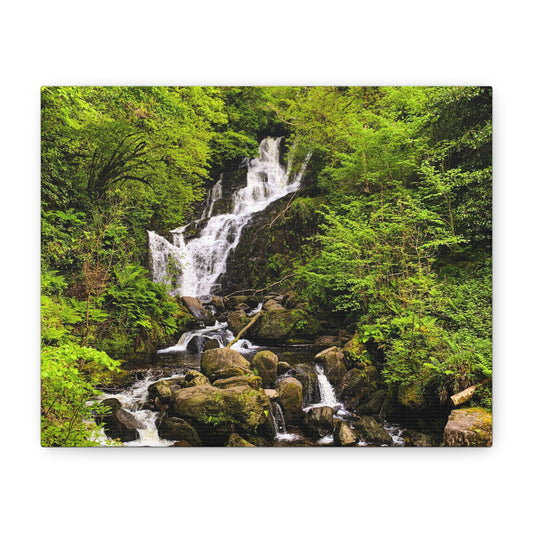 Torc waterfall Matte Canvas, Stretched, 1.25"