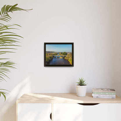 Listowel Bridge Matte Canvas, Framed (Multi-color)