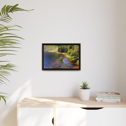Gleanteenassig Forest Matte Canvas, Framed (Multi-color)