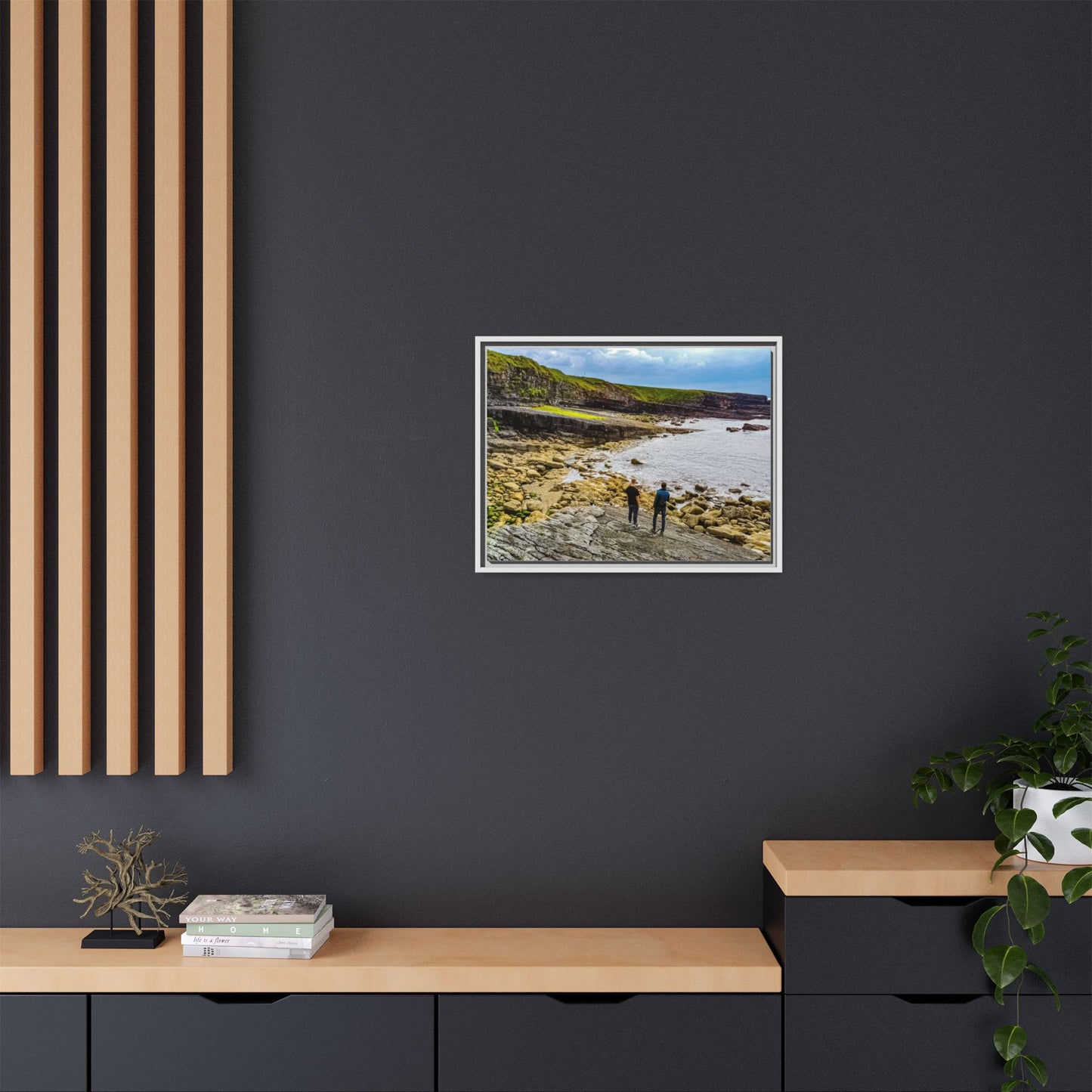 Sligo County Matte Canvas, Framed (Multi-color)