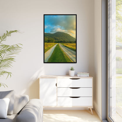 Mountain Torc Matte Canvas, Framed (Multi-color)