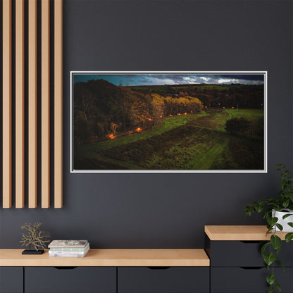 Listowel Town Park Matte Canvas, Framed (Multi-color)