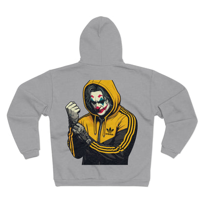 Joker Has A Gift Unisex Hooded Zip Sweatshirt
