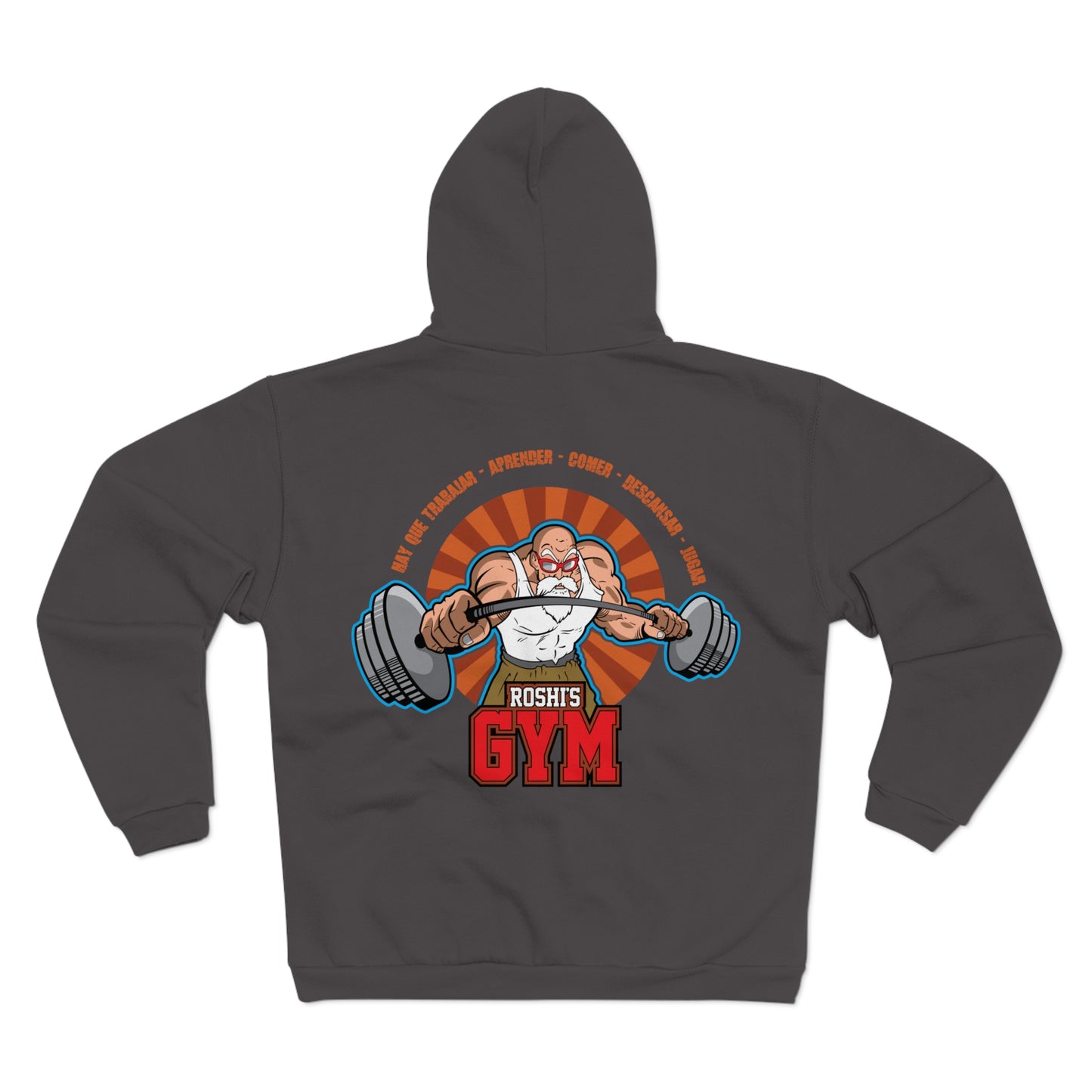 Unisex Hooded Zip Sweatshirt - Rosht's Gym Vintage Fitness Apparel