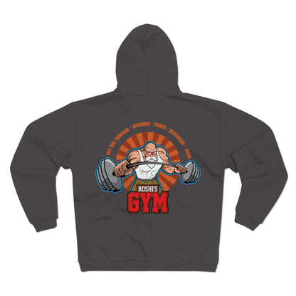 Unisex Hooded Zip Sweatshirt - Rosht's Gym Vintage Fitness Apparel