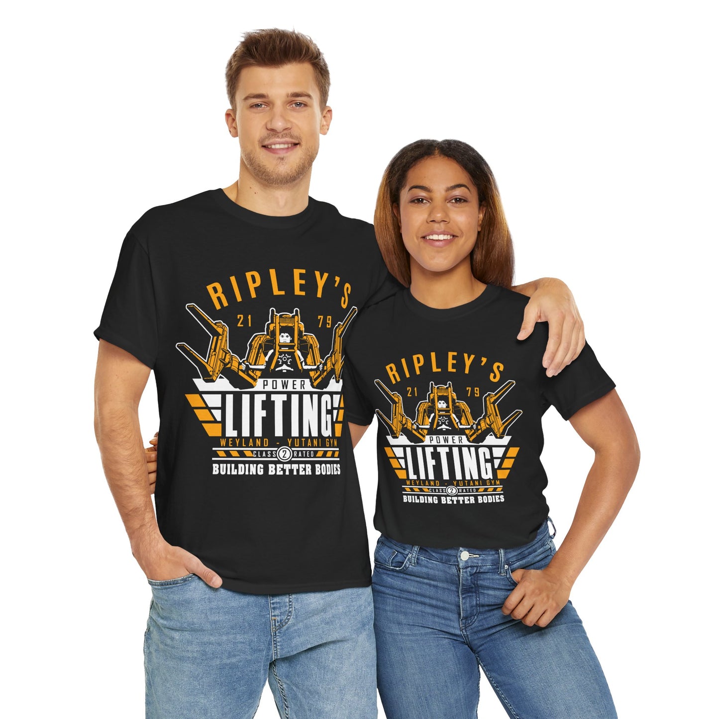 Ripley’s Power Lifting T-Shirt - Unisex Heavy Cotton Tee for Fitness Enthusiasts Black