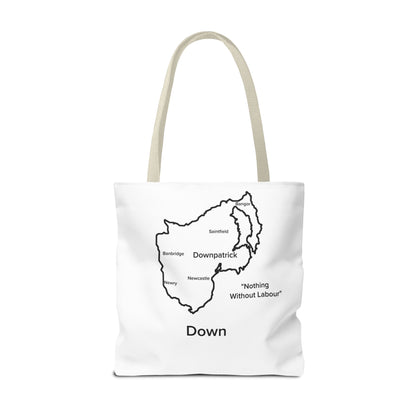 Down Tote Bag White Edition