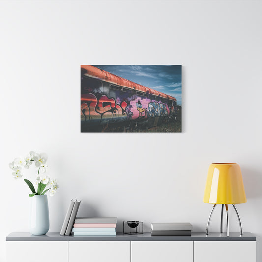 Night Train Matte Canvas, Stretched, 1.25"
