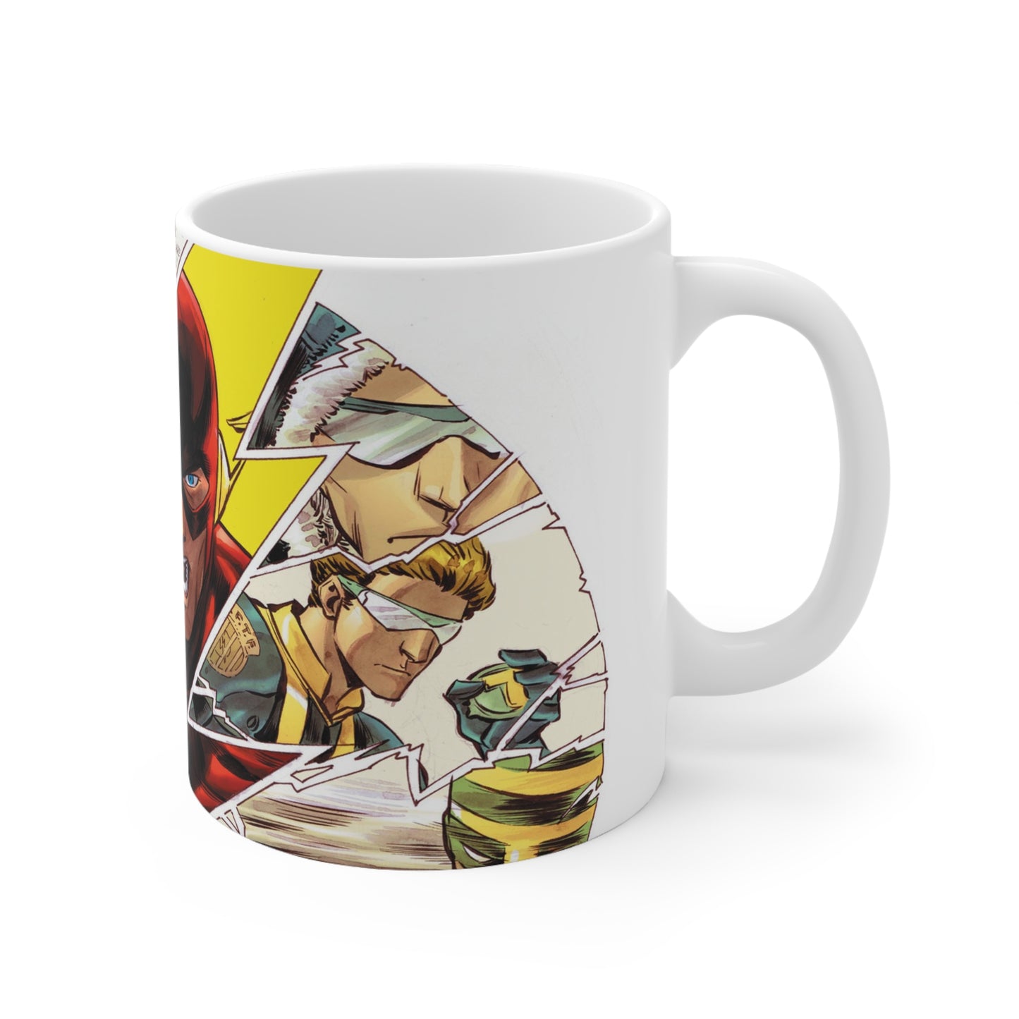 Superhero Comic Mug - 11oz & 15oz Ceramic Coffee Cup with Iconic Designs