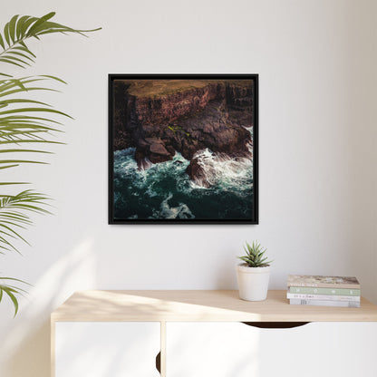 Kerry Head Matte Canvas, Framed (Multi-color)