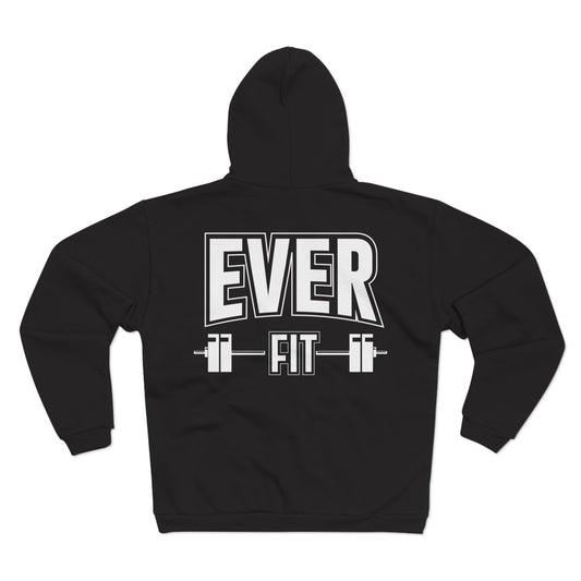 Unisex Hooded Zip Sweatshirt - Ever Fit Gym Wear, Perfect for Fitness Enthusiasts