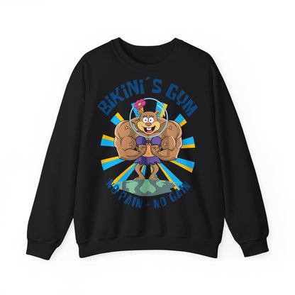 Bikini's Gum Motivational Unisex Heavy Blend™ Crewneck Sweatshirt - No Pain No Gain
