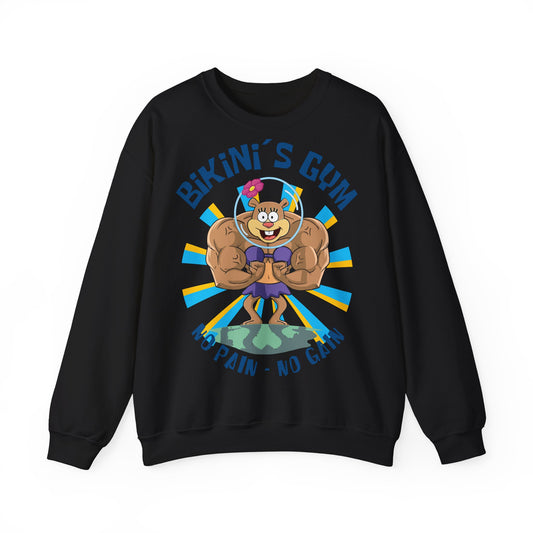 Bikini's Gum Motivational Unisex Heavy Blend™ Crewneck Sweatshirt - No Pain No Gain