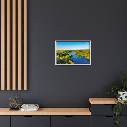 Zagares Lake Matte Canvas, Framed (Multi-color)