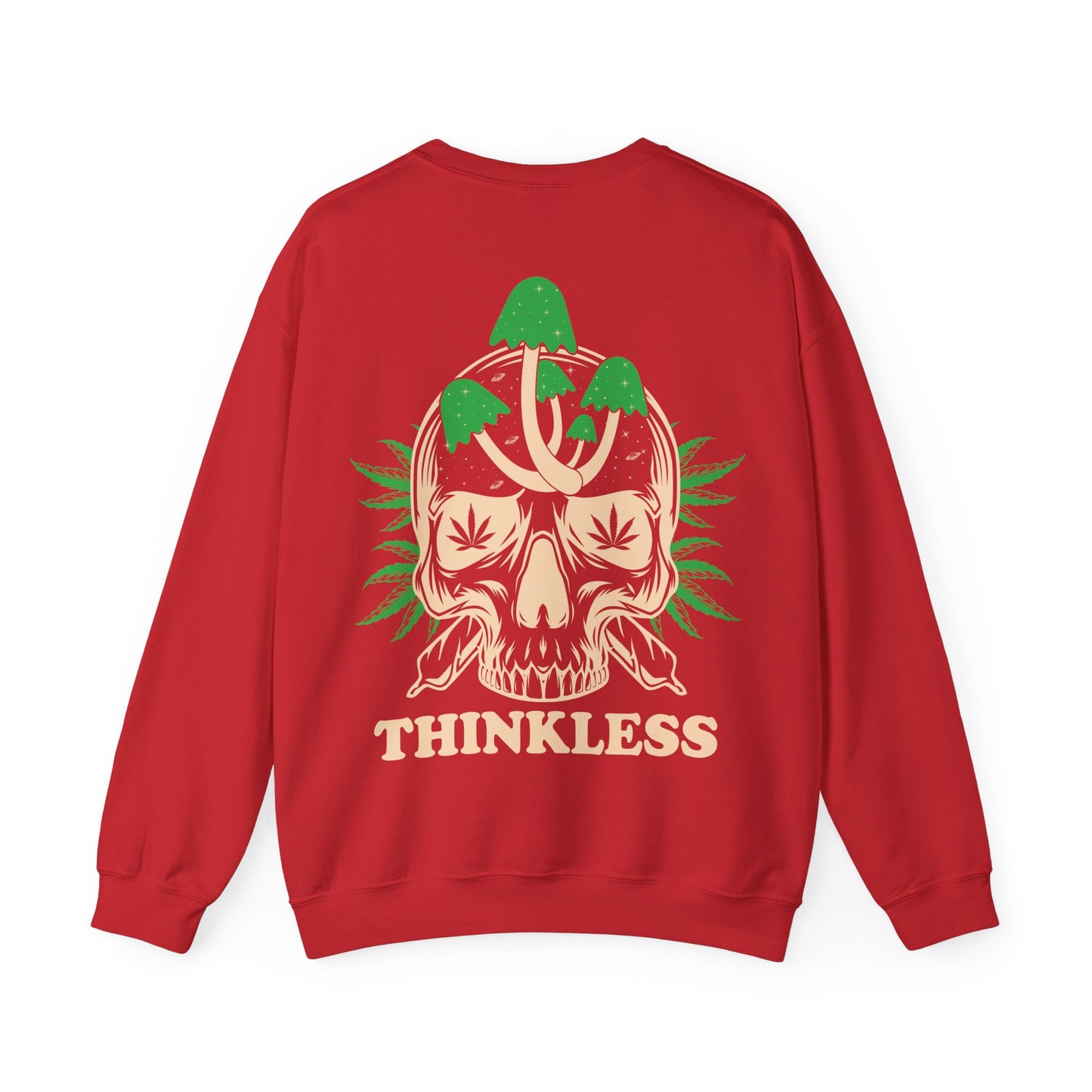 Mushroom Skull 'THINKLESS' Sweatshirt