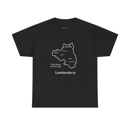 Londonderry Unisex Heavy Cotton T-Shirt Black Edition