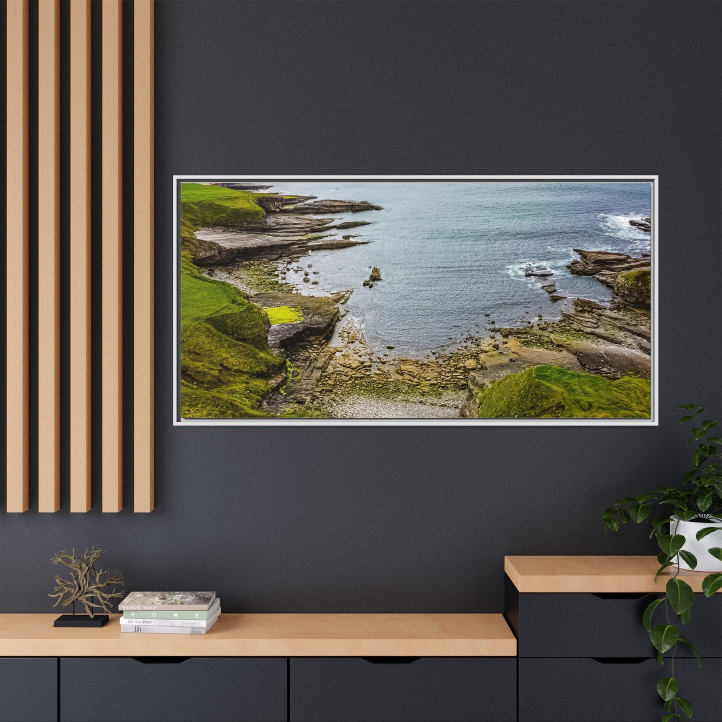 Somewhere in Sligo Matte Canvas, Framed (Multi-color)