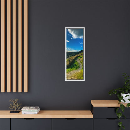 Glanageenty Forest Trail Matte Canvas, Framed (Multi-color)