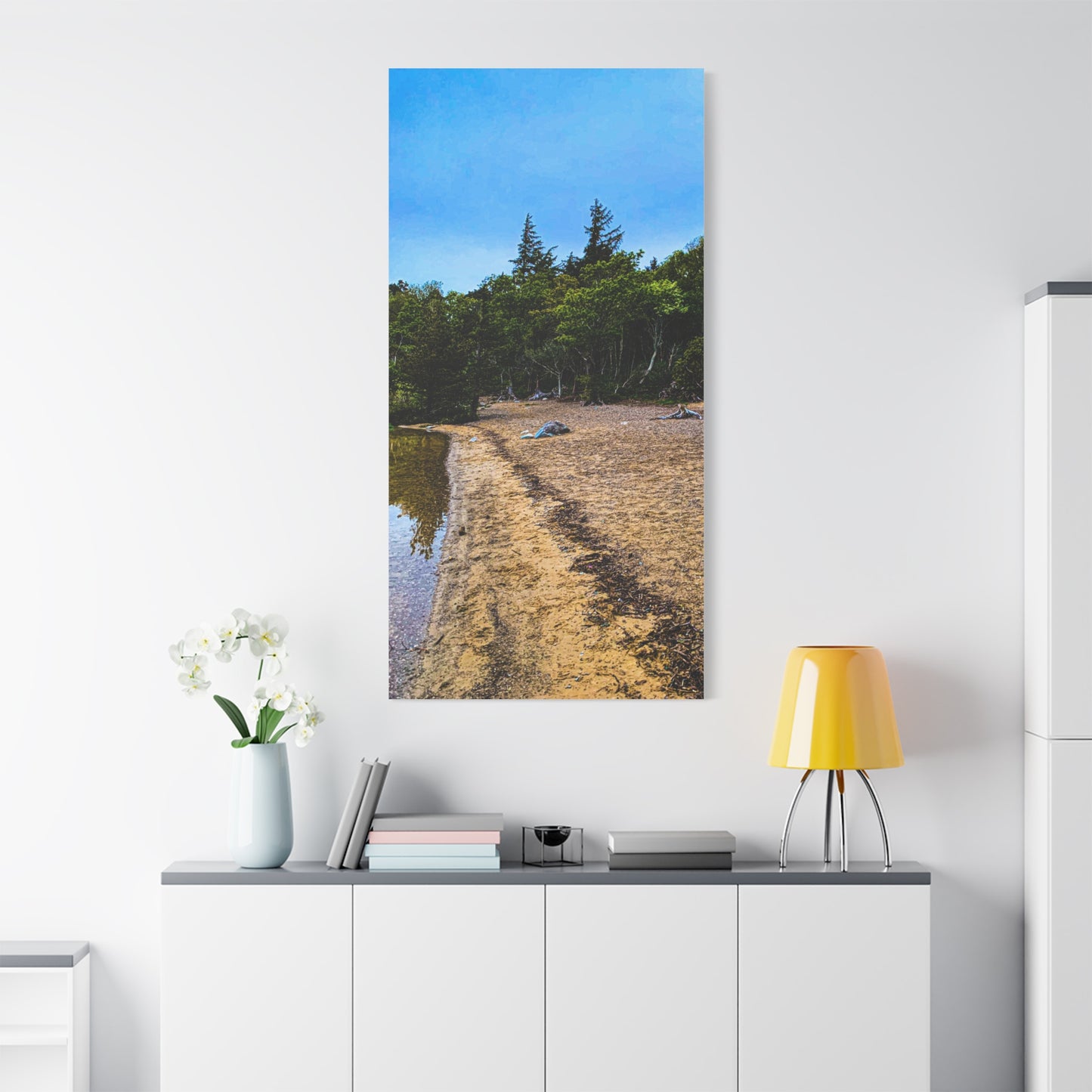Muckross Lake Beach Matte Canvas, Stretched, 1.25"