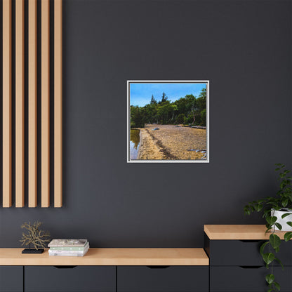 Killarney Beach Matte Canvas, Framed (Multi-color)