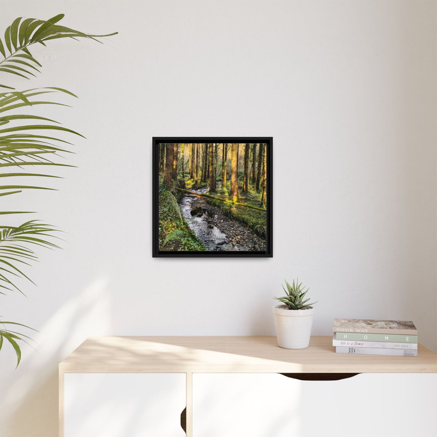 Glanageenty Forest Trail 2 Matte Canvas, Framed (Multi-color)