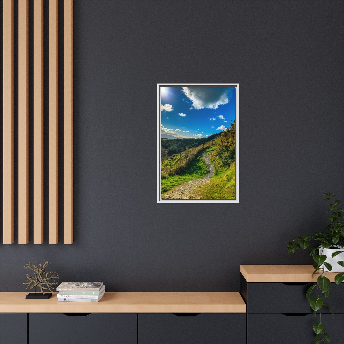 Glanageenty Forest Trail  Matte Canvas, Framed (Multi-color)