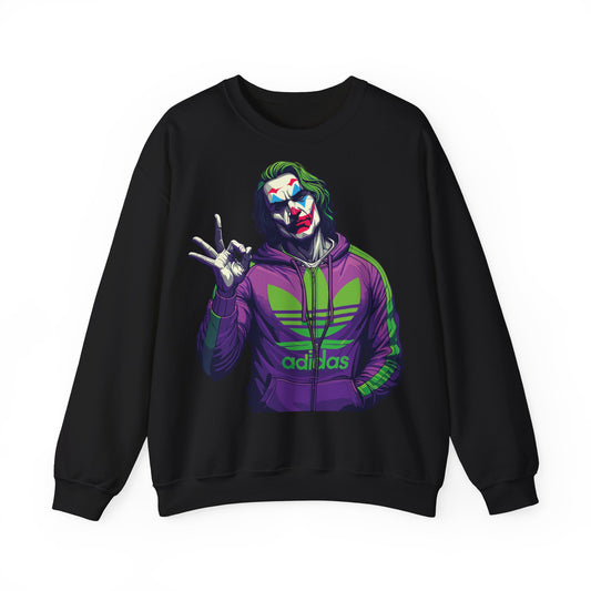 Retro Graphic Crewneck Sweatshirt - Artsy Design