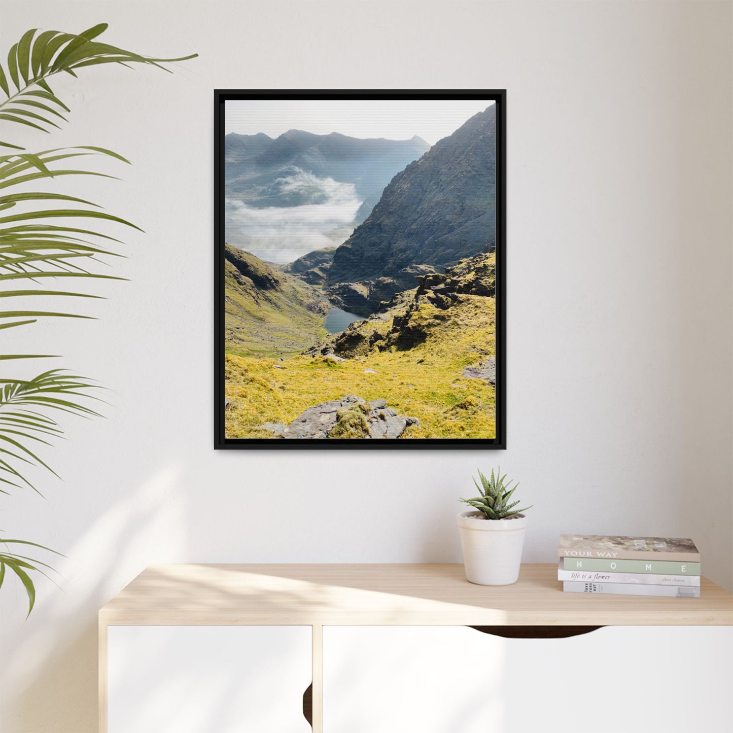 Kerry Mount Matte Canvas, Framed (Multi-color)