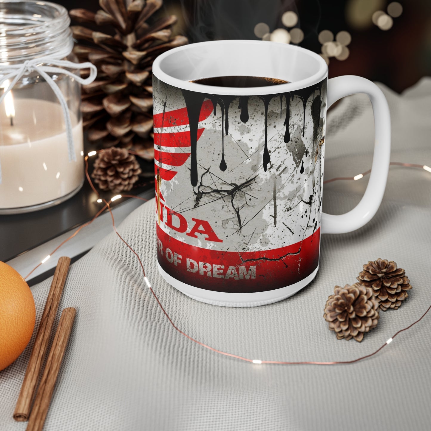 Honda-Inspired Ceramic Coffee Cups - 11oz & 15oz - Perfect Gift for Motorcycle Enthusiasts