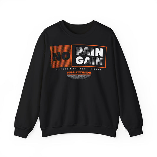 No Rain Gain Unisex Crewneck Sweatshirt - Premium Activewear for Everyday Comfort