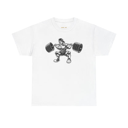 Fitness Buff Unisex Heavy Cotton Tee - Weightlifting Graphic T-Shirt