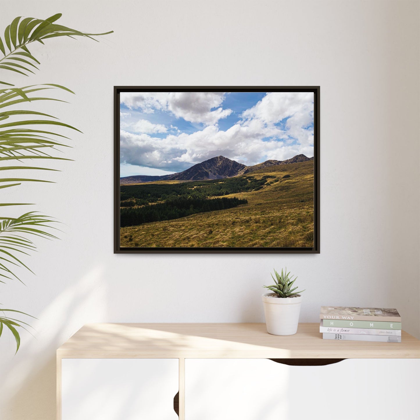 Mount Brandon Matte Canvas, Framed (Multi-color)