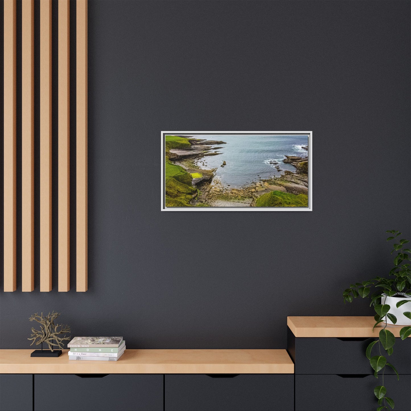 Somewhere in Sligo Matte Canvas, Framed (Multi-color)