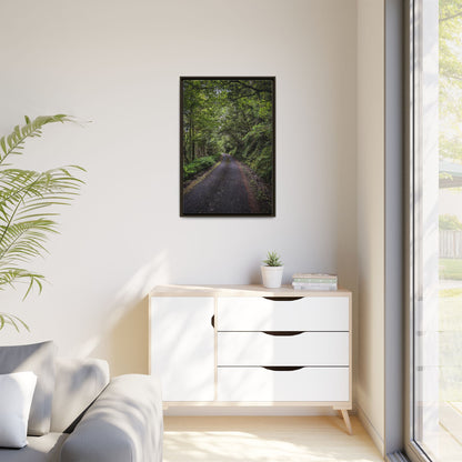 Glanageenty Forest Trail Matte Canvas, Framed (Multi-color)