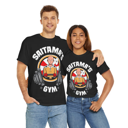 Saitama's Gym Unisex Heavy Cotton Tee - Fitness Anime Shirt