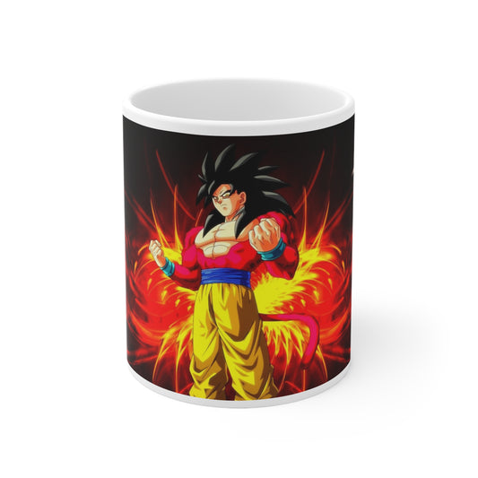 Super Saiyan Ceramic Coffee Mug - 11oz & 15oz - Perfect for Anime Fans